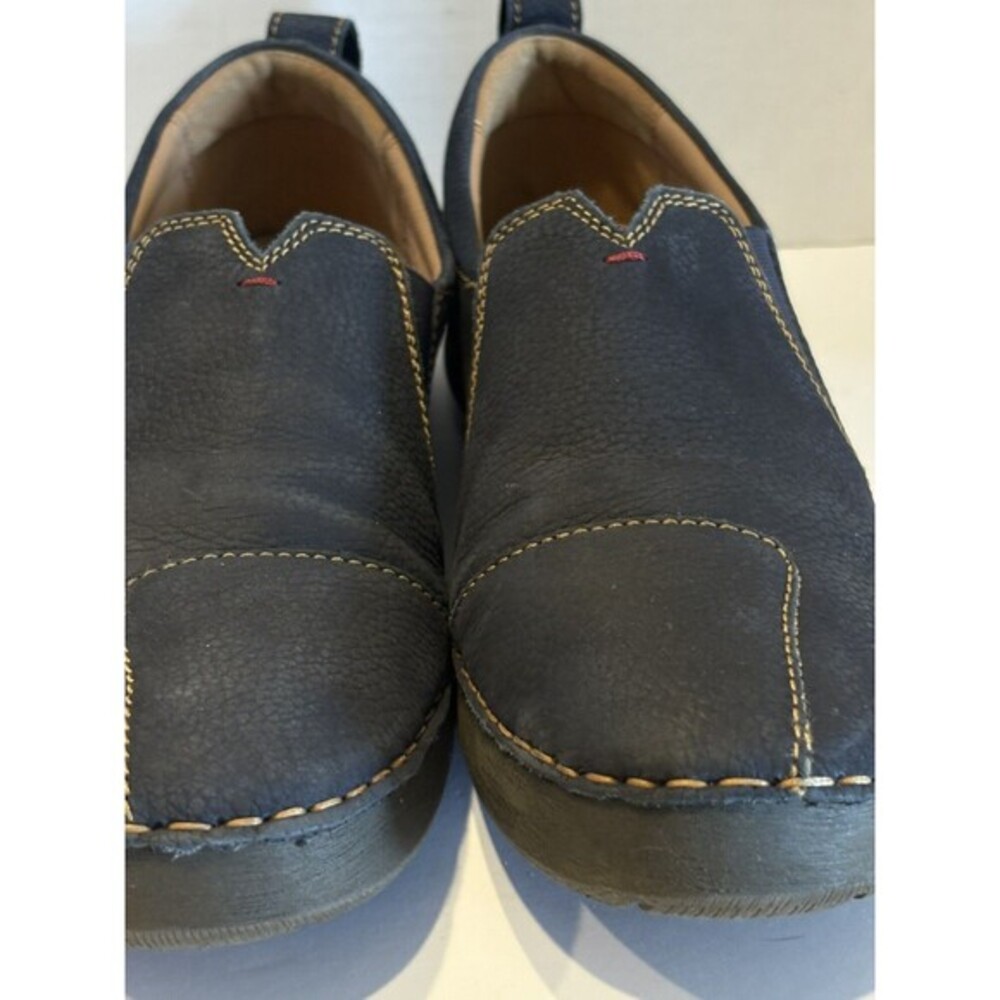 Josef Seibel Fergey UNISEX Loafers Genuine Leather Removable  Blue W. 10 M 8.5
